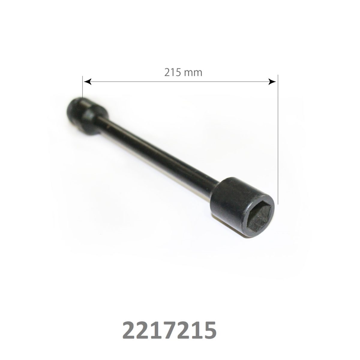 SARV 17mm x 215 mm x 95 NM Single End Wheel Lug Nut Wrench with 1/2 " Square Drive