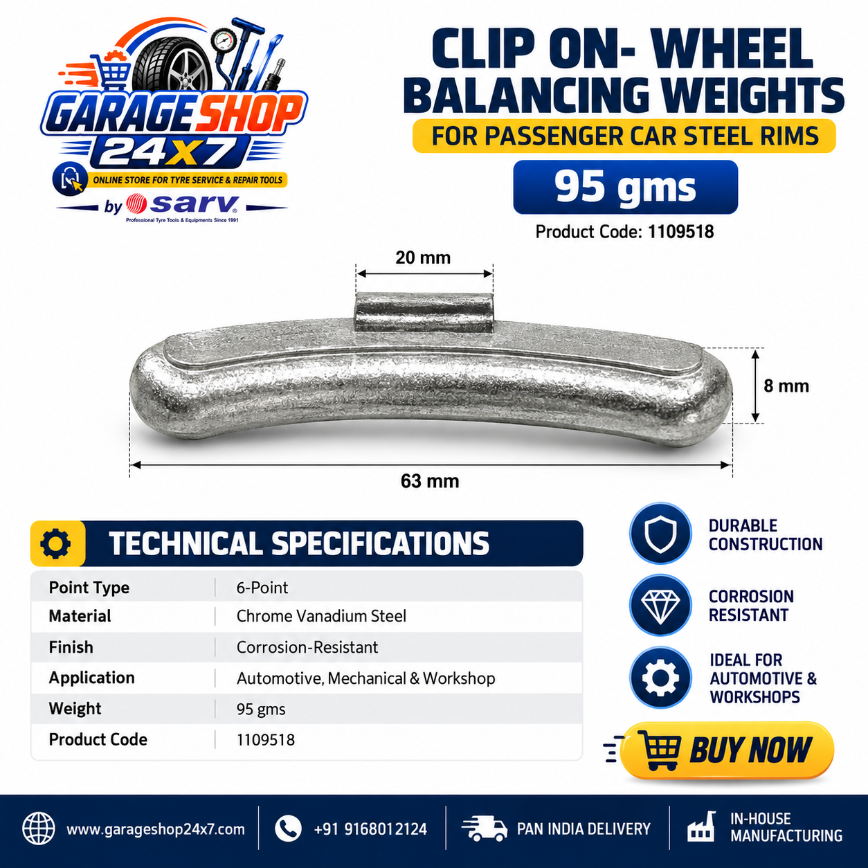 Clipon 95gm - 2