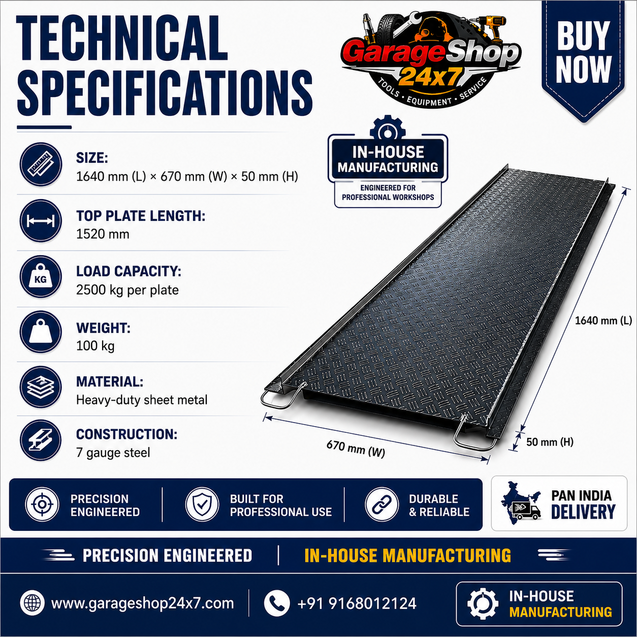 Rear Slip Long - 2 Long Rear Slip Plates