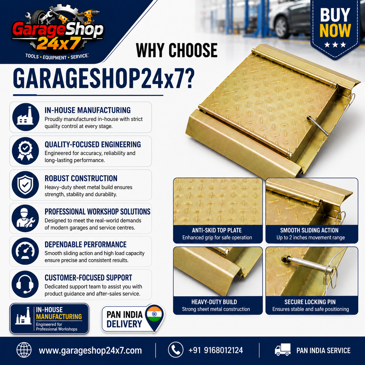Rear Slip Plates - 5 Rear Slip Plates