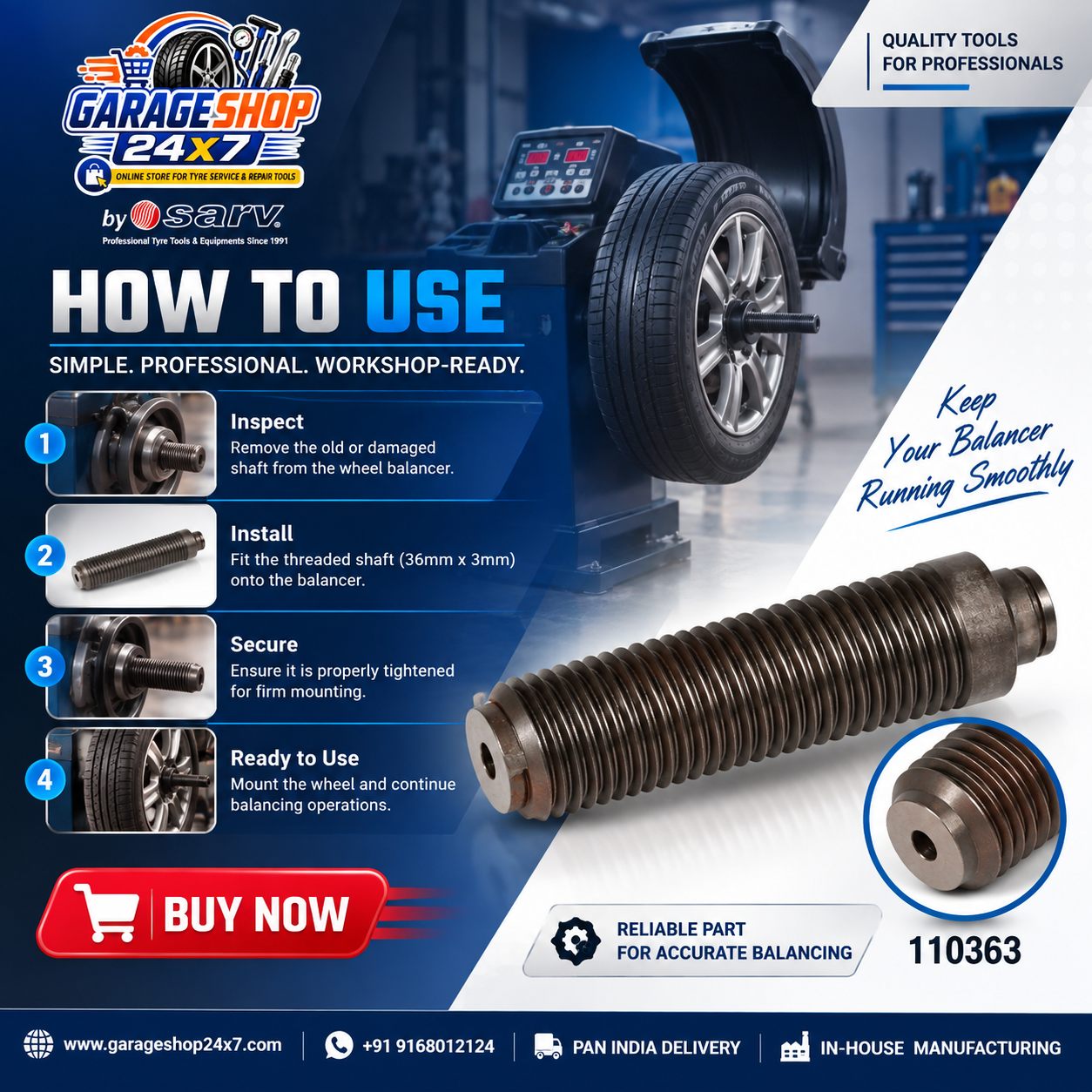 Threaded Shaft - 4
