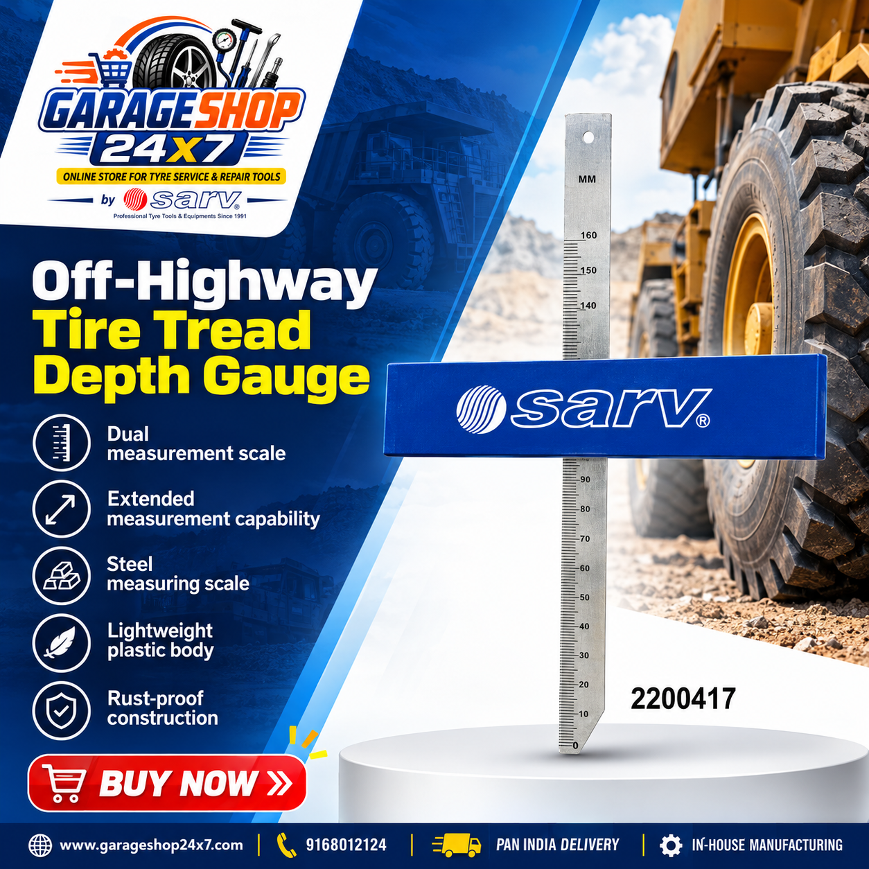 Tread Depth Gauge - 1