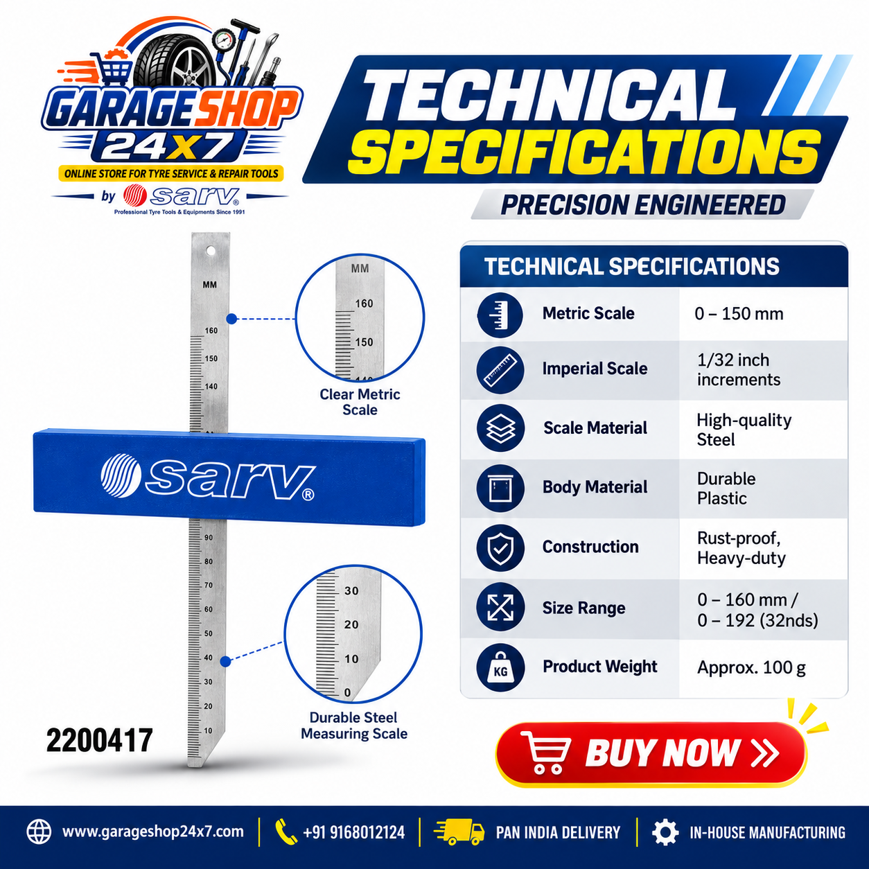 Tread Depth Gauge - 2