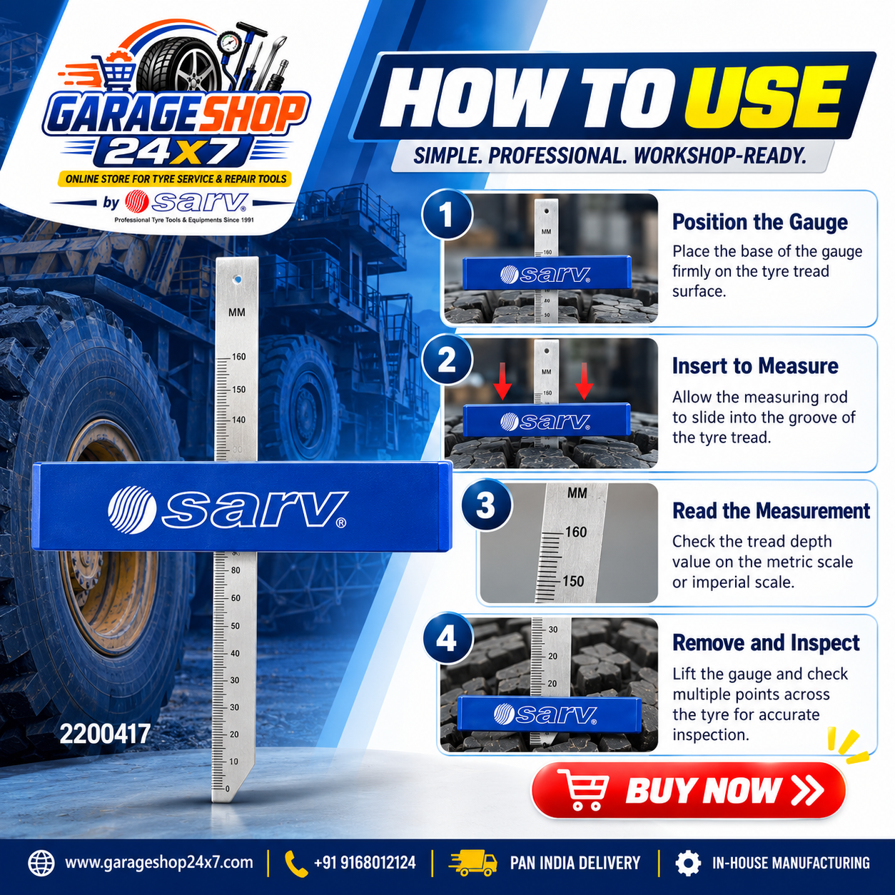 Tread Depth Gauge - 4