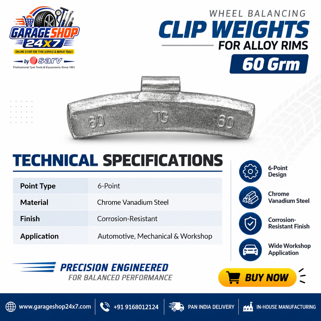 Wheel Balancer 60g - 2