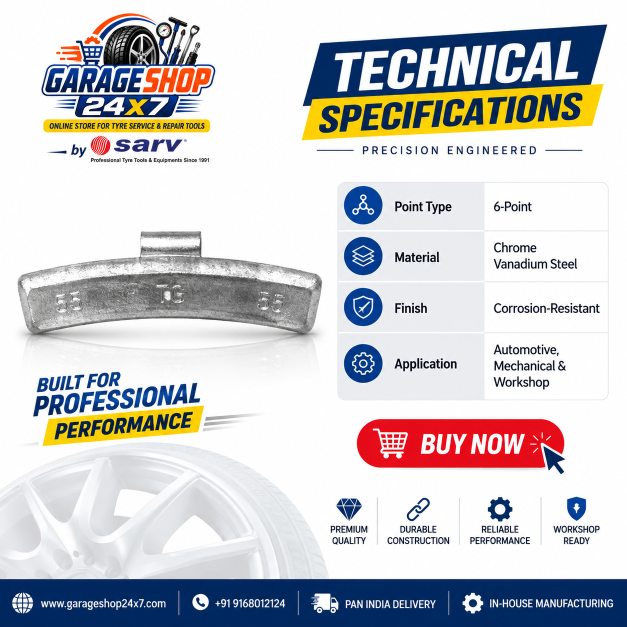 Wheel Balancing 55g - 2