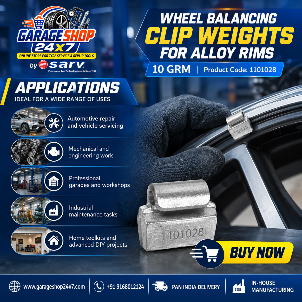 Wheel Balancing Clip 10g - 3