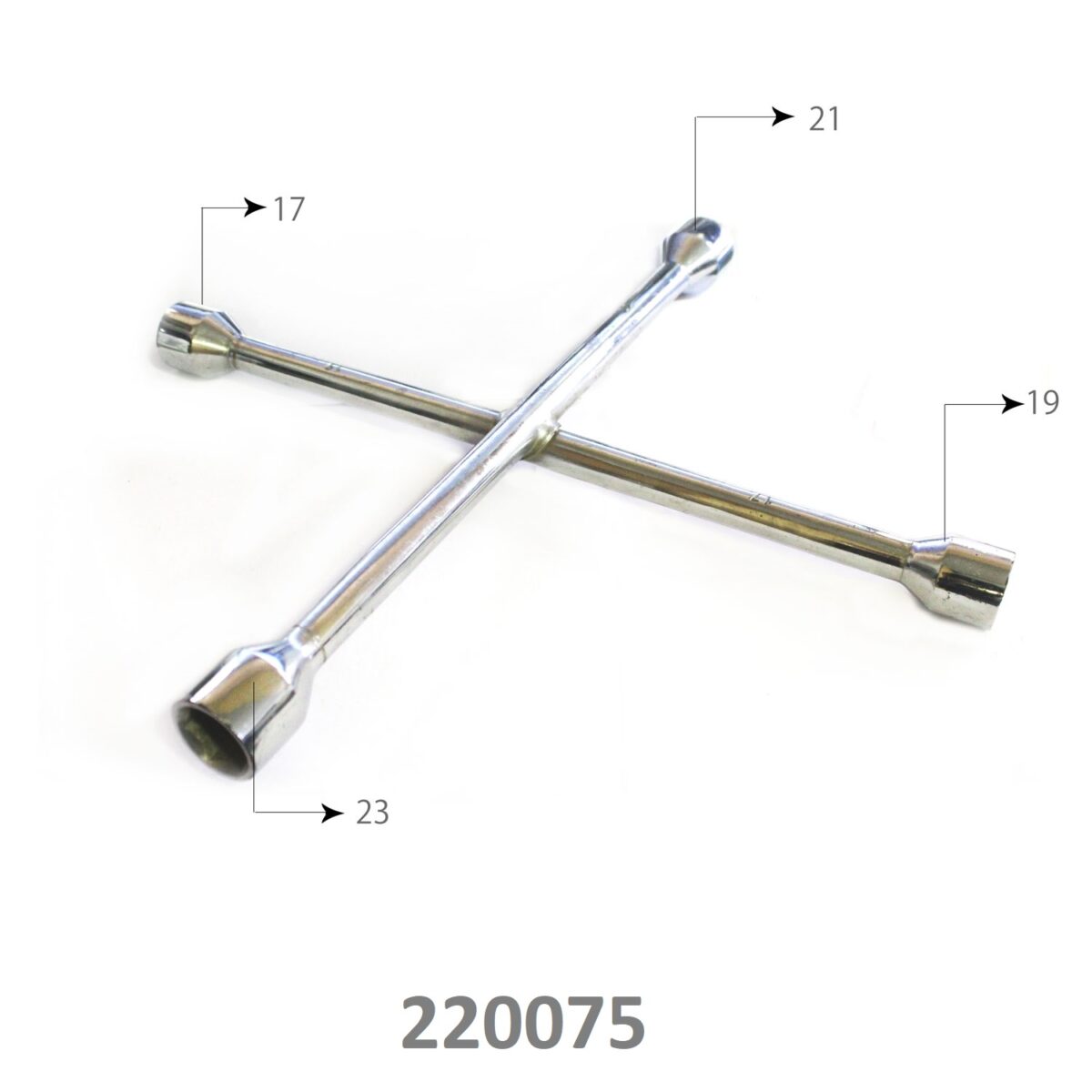 SARV Universal 4 way Cross Hex ,Wheel Nut Wrench 17mm X19mmx21mm x23mm.