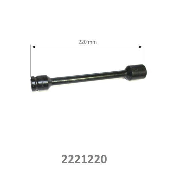 SARV 21mm x 220 mm x 80 NM Single End Wheel Lug Nut Wrench with 1/2 " Square Drive