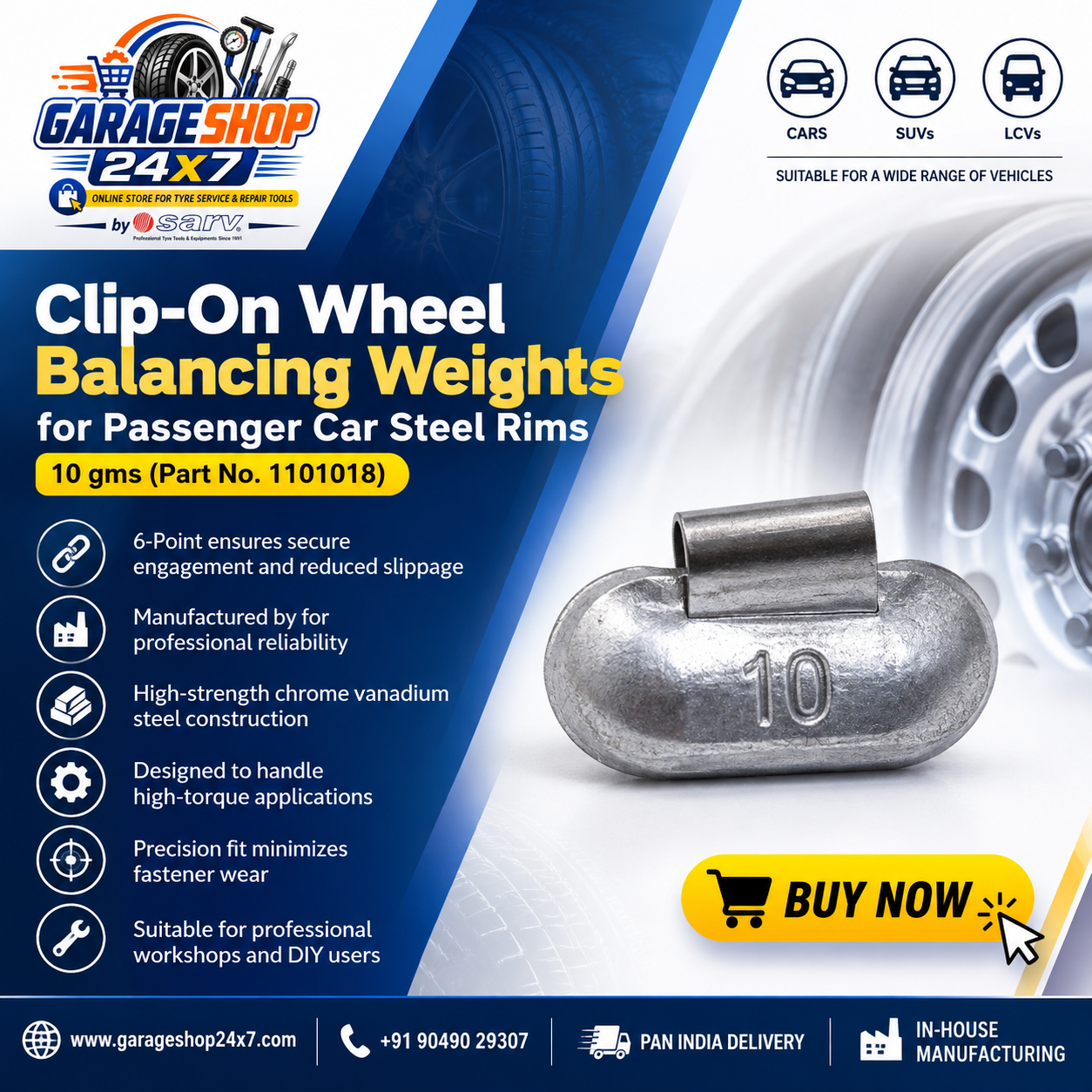 Clipon Weight 10g - 1