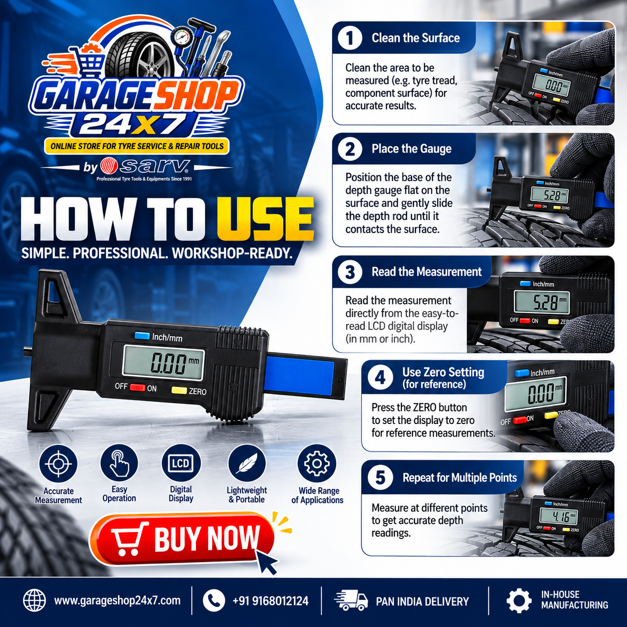 Digital Depth Gauge - 4